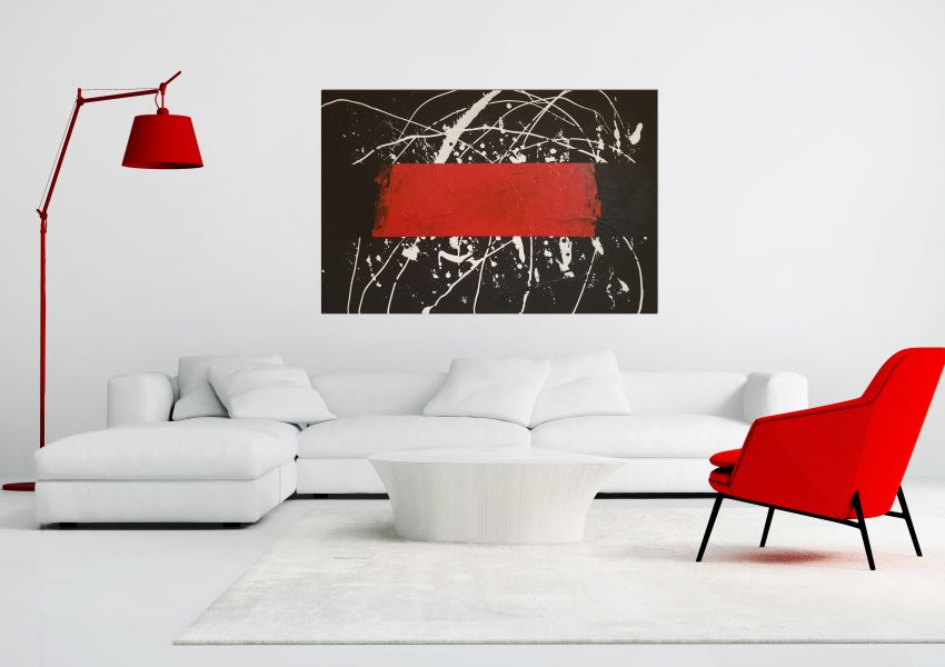 Abstract Painting Modern Livingroom