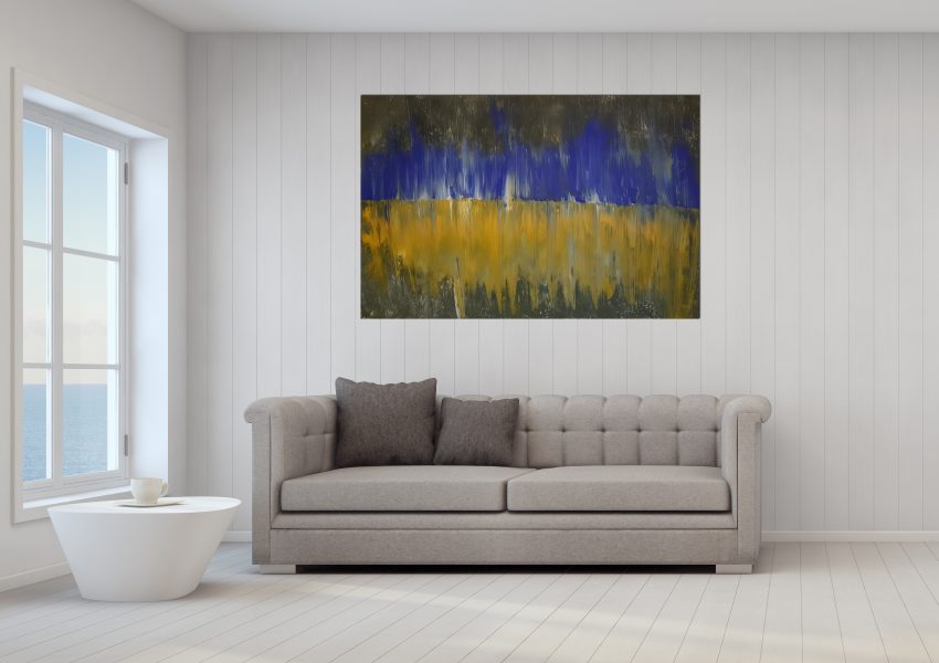 Abstract Painting Modern Livingroom